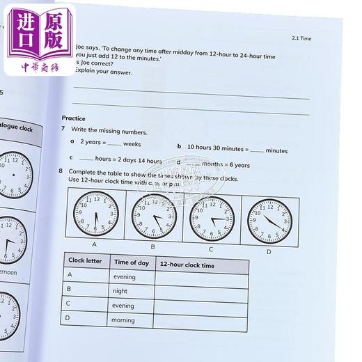 预售 NEW Cambridge Primary Mathematics Workbook 4新剑桥小学数学练习册4 商品图3