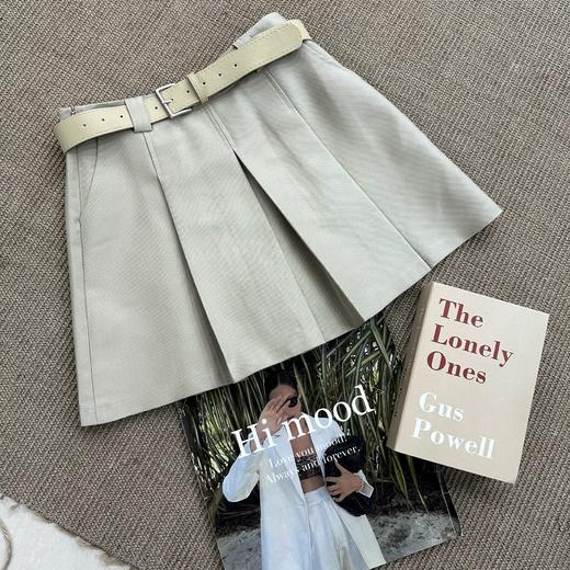 【门店同款】ENJOY春季盐貌似糖大百褶短半裙 161293115 商品图3