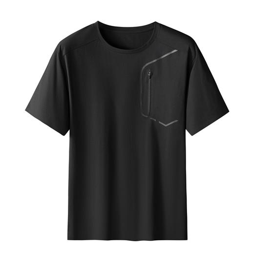 【DTH】大依优型大码圆领短袖T恤加肥加大肥佬休闲宽松运动胖子上衣男士 商品图5