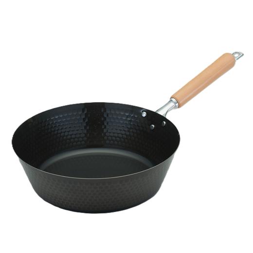 日本进口TAMAHASHI轻量化槌目纹深型平底锅28厘米 商品图0