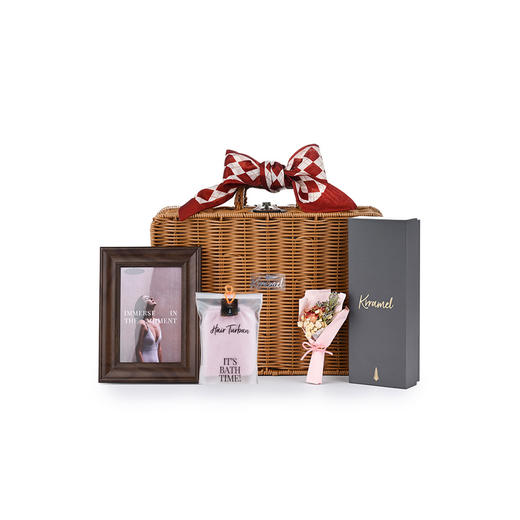 KRRAMEL 竹篮礼盒  浪漫礼物女生实用高级感浪漫礼品生日礼物送礼女生闺蜜0134 商品图0