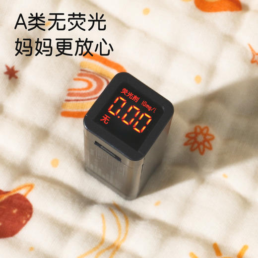 【醒粉福利19.9元起5条装】六层纯棉纱布方巾 超柔泡泡纱吸水加厚婴儿A类口水巾儿童毛巾 商品图2