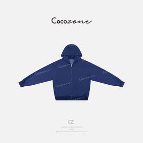 COCO ZONE 2025新款纯色简约连帽拉链休闲外套CD1A0506