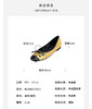 westory2024年春季新款平底小方头蝴蝶结皮鞋通勤小方头单鞋W24AE57071 商品缩略图3