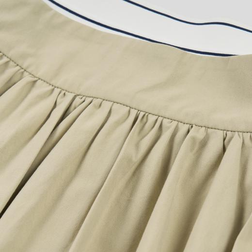 GOODBAI 收腰织带双层褶皱泡泡短裙 商品图3