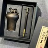 虎钮茶叶罐+柳叶剑笔套装 商品缩略图2