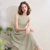 日系简约设计感柔软拼接针织背心裙女大裙摆连衣裙V0550201 商品缩略图2