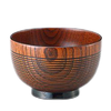日本进口石田木制汤碗 千条纹大碗 商品缩略图0