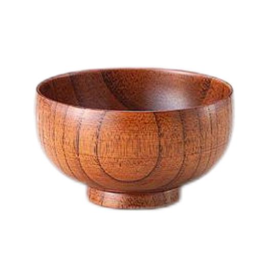 日本进口石田木制汤碗 布袋 商品图0