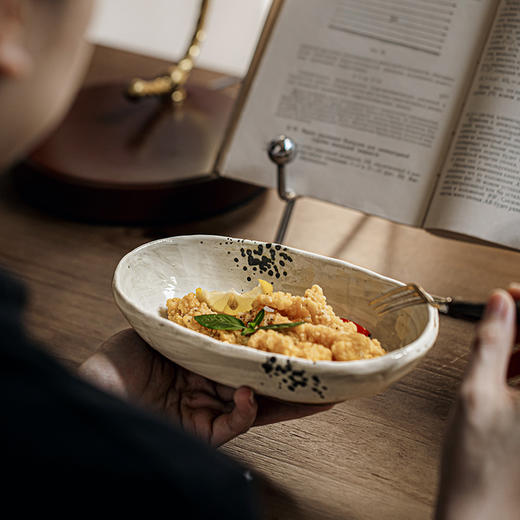 【小池系列陶瓷碗】侘寂风异形陶瓷碗盘料理餐厅餐盘特色民宿餐具 商品图3