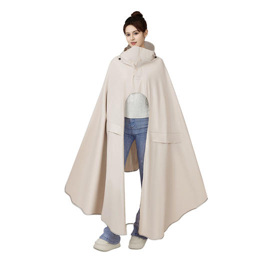 【PVC防水面料❗️升级款电动车雨衣】可视仪表长款，全身防暴雨，加厚加大电瓶车，双人雨衣L 商品图4