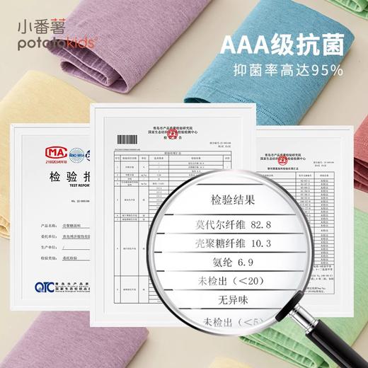 【特价爆款】小番薯PotatoKids儿童壳聚糖内裤排汗透气舒适平角内裤 商品图5