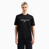 EMPORIO ARMANI 阿玛尼 男士刺绣徽标平纹莱赛尔混纺圆领短袖T恤 黑色 EM001033 AF10017 MC169 商品缩略图1