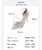 westory2024年春季新款细高跟细带前包后空优雅气质女鞋S24AH57451 商品缩略图6