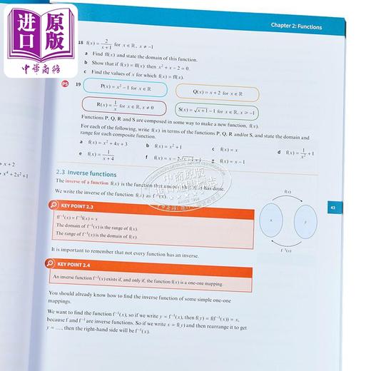 【中商原版】Cambridge International AS & ALevel Mathematics Pure Mathematics 1 Coursebook 剑桥纯数学教材1 商品图3