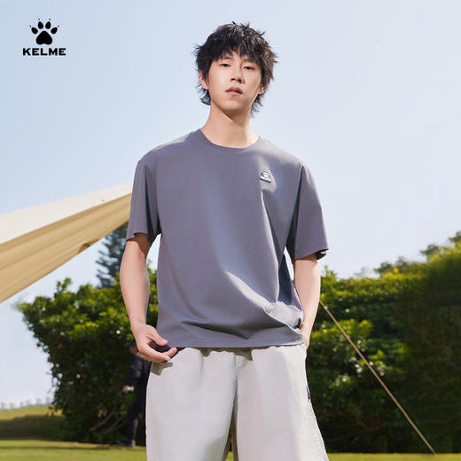 卡尔美2025新款男女同款中性短袖T恤 商品图4