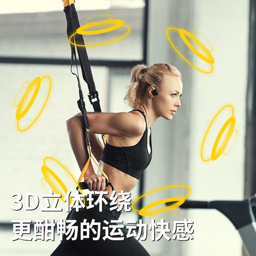 飞利浦TAA1609骨传导耳机蓝牙无线开放式不入耳运动跑步户外骑行挂耳式长续航骨传感音乐耳机 黑色/白色 商品图3