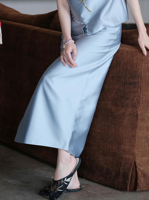 廷前观棠 | 清欢半裙 商品图1