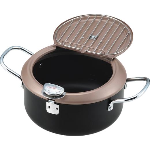 日本进口TAMAHASHI食彩亭带锅盖的天妇罗锅20厘米 商品图0