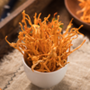 云南干虫草花沃野之珍 鲜香味美 大孢子头饱满充盈 易泡发 汤色透亮 可煲汤 炒菜 商品缩略图0