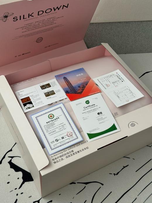 【由中国人保承保 保真100%蚕丝】高端奢润蝶舞花间天丝棉古法纯手工蚕丝被  天丝棉柔软丝滑裸睡 商品图8