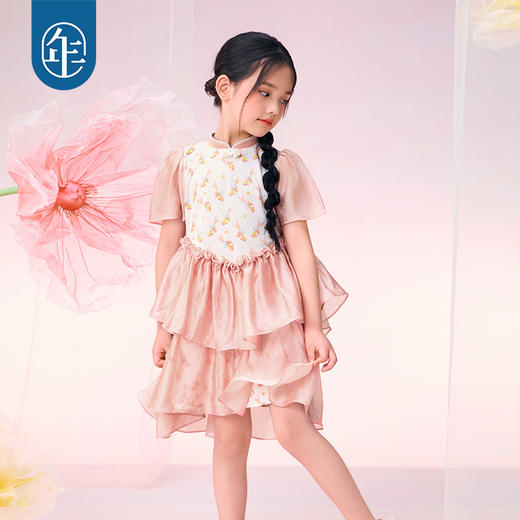 年衣童装新中式女童旗袍2025夏季新款儿童中国风改良版如鱼得水连衣裙 商品图2