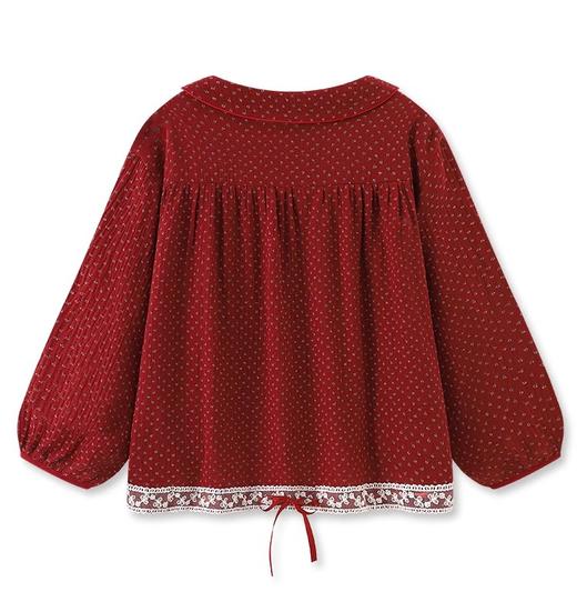 裁缝学苑AQ435纯棉睡衣娃娃领长袖家居服套装纸样女装上衣裤子样板 商品图4