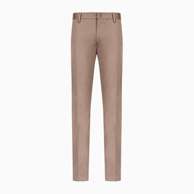 【一】EMPORIO ARMANI 阿玛尼 男士棉质修身长款直筒休闲裤 浅褐色 8N1P15 1NJ7Z 0144