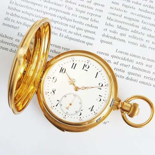 【95新】18k黄金三问56MM三开怀表 201025LV07 商品图1