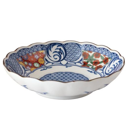 日本进口MARUSANKONDO蓝染深盘22832蓝色 商品图0