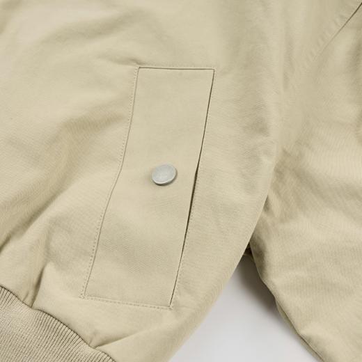 GOODBAI 粗体logo无领口袋拉链收腰外套 商品图4