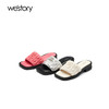 Westory夏季新款低跟交叉清凉拖鞋S23BJ61691 商品缩略图0