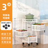 【免安装！多功能旋转收纳架】厨房免安装置物架客厅多功能旋转收纳架家用多层可移动收纳筐。ry 商品缩略图5