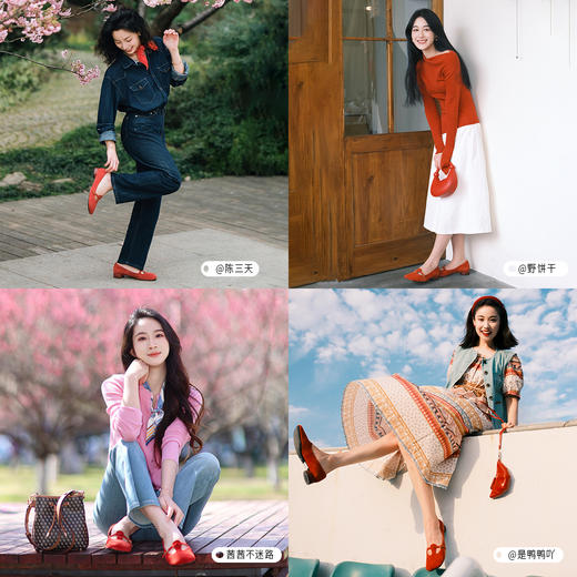 【云粉节】  BF楼蹀愫【苹果派】2025新红鞋玛丽珍芭蕾平底鞋单鞋吊牌价1398活动价839 商品图3