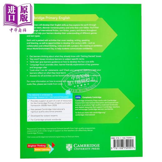 NEW Cambridge Primary English Learner's Book 4剑桥小学英语学生书四年级 商品图1