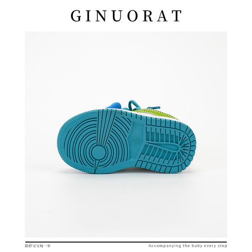 奇诺鼠儿童运动鞋鸳鸯豆春秋低帮软底板鞋婴儿魔术贴透气学步鞋 商品图4