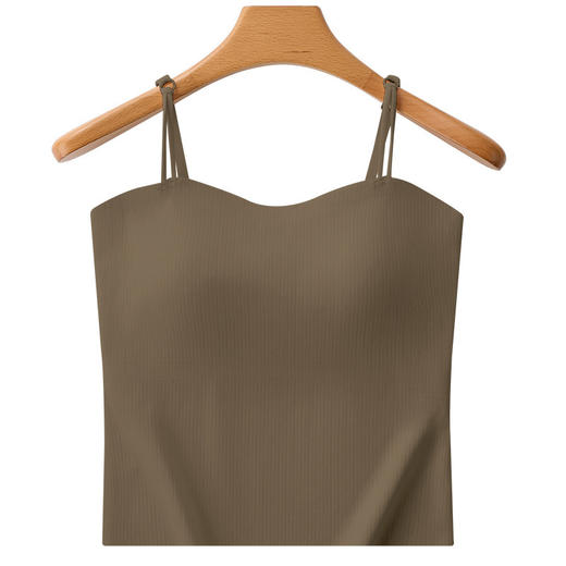 日式无印暗纹冰丝美背吊带 A-4592 商品图8