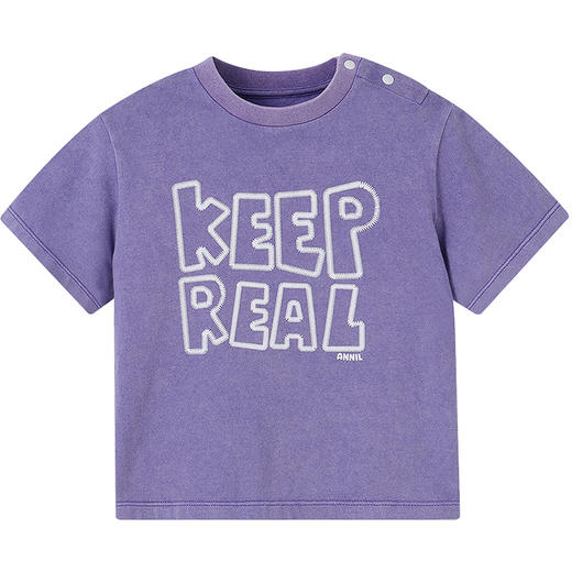 男童圆领短袖针织衫夏季新款安奈儿童装实体店同款XB521604 商品图5