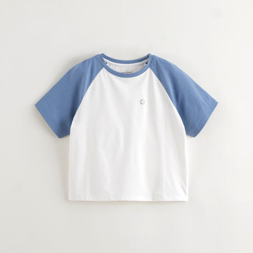 [防晒速干]马克珍妮男女童插肩袖运动T恤 儿童上衣夏装新款550360 商品图2