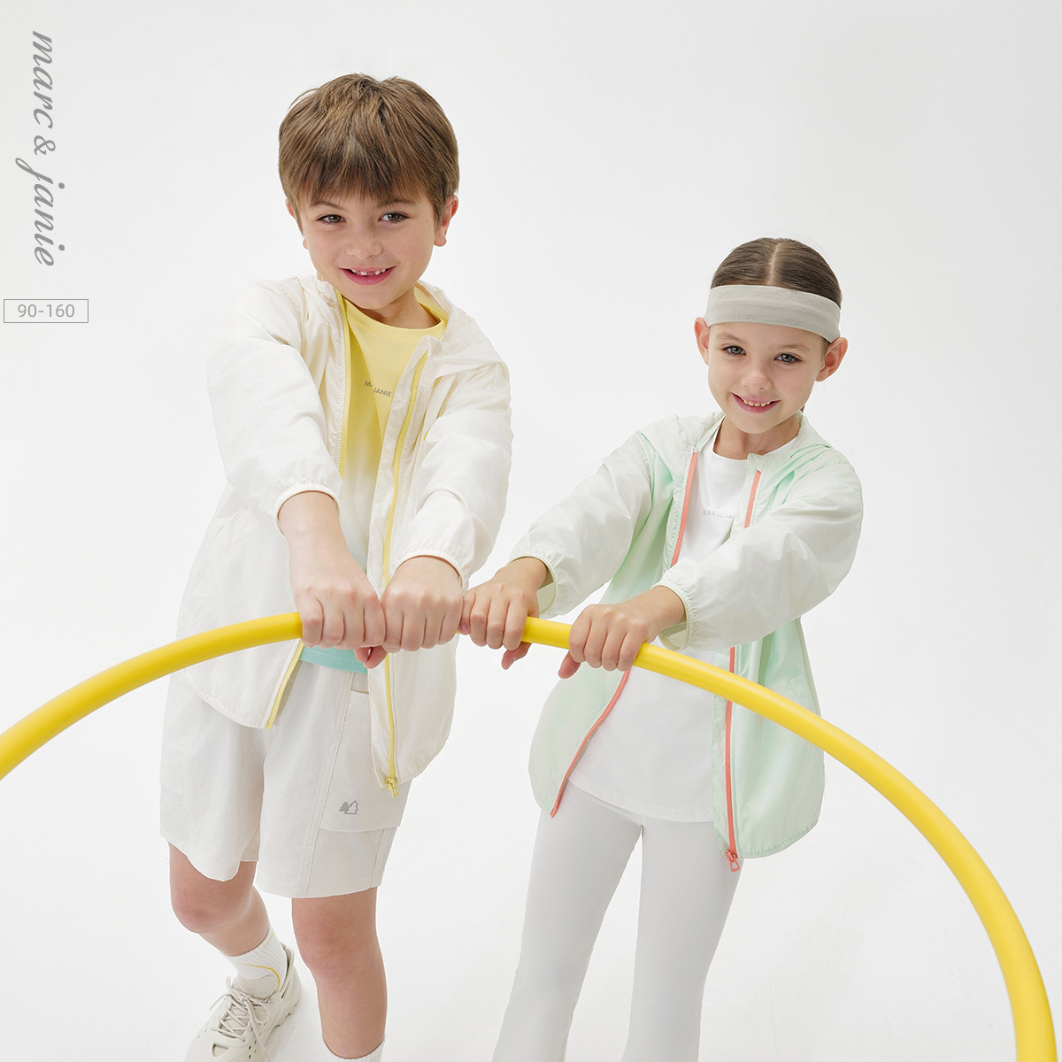 【真正防紫外线】马克珍妮春夏新品 男女童透气防晒衣230383/250012