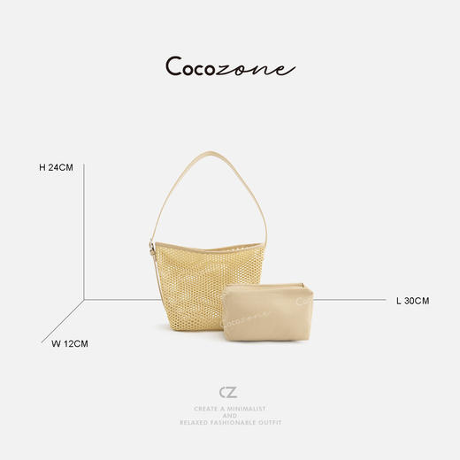 COCO ZONE 2025新款简约百搭通勤单肩包CD2A0165 商品图1