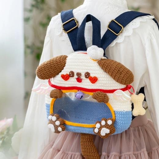 苏苏姐家萌宠包包手工diy编织钩针双肩包毛线团自制材料包 商品图2