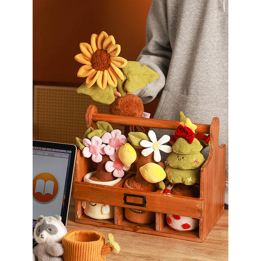 绒绒森林 植物系列盆栽花盆绿植毛绒玩具 商品图4