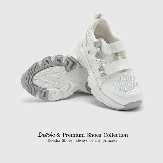笛莎Deesha 女童童鞋2025夏新款时尚低帮运动鞋 商品图2
