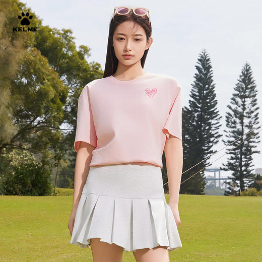 卡尔美2025新款男女同款中性短袖T恤 商品图3