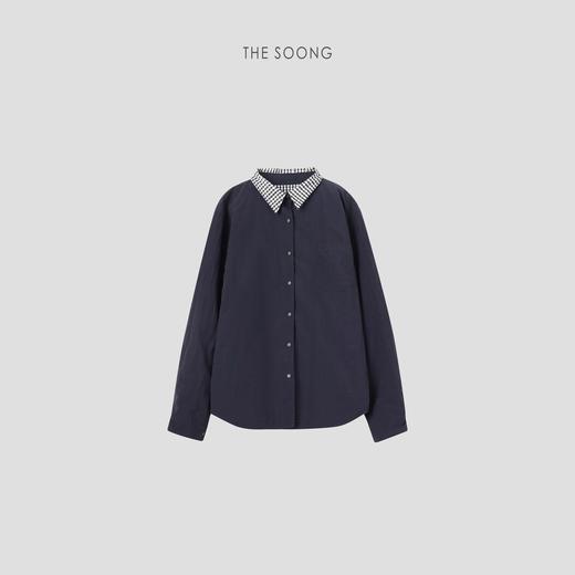 THESOONG"男友格 "经典松弛时髦感两面穿格纹外套HWWT6688 商品图3