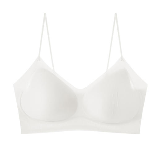 日式无印暗纹冰丝文胸良品夏季凉感胸罩 A-4586 商品图2