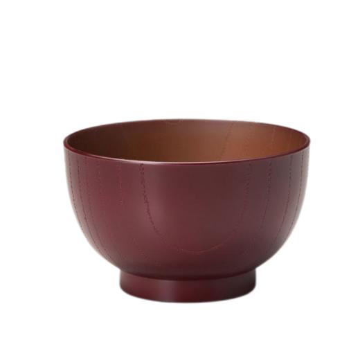 日本进口石田汤碗 抗菌型红色 商品图0