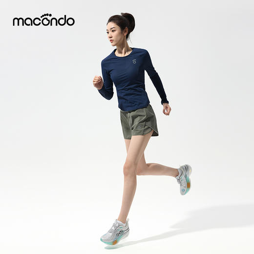马孔多汗不显科技跑步长袖T恤8代 吸湿速干 腋下一片式拼接 训练 商品图4