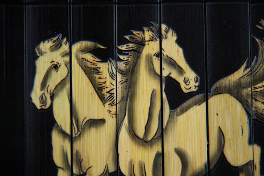 24cm常规水墨五牛/八骏竹简画系列 商品图9